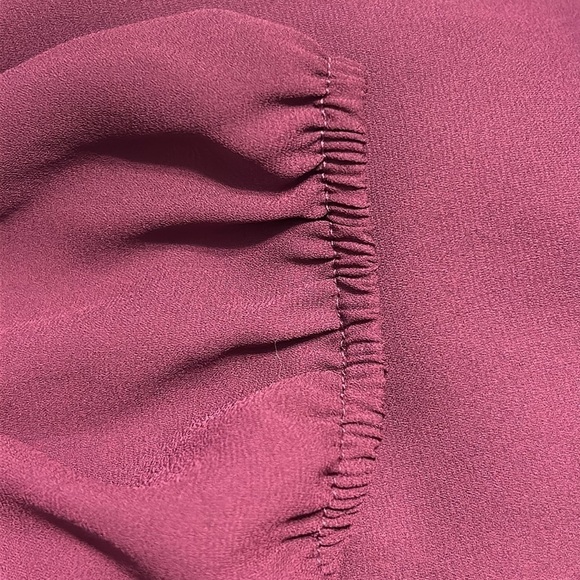 Anthropologie Everly Magenta Shift Long Sleeve Dress Size M - Picture 5 of 7